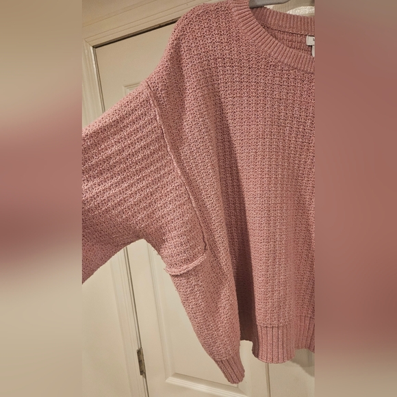 Haute Hippie Dusty Rose Knit Sweater - Picture 3 of 4